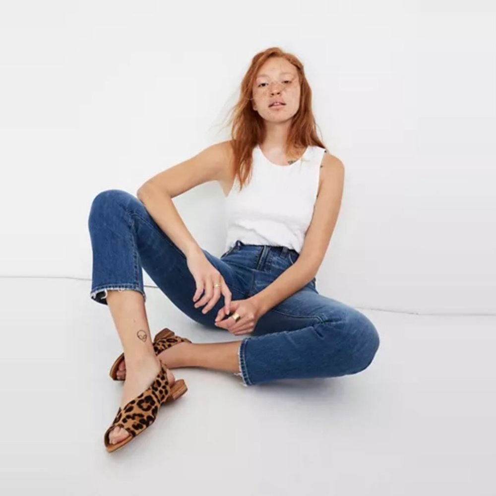 Madewell The Perfect Vintage Crop Jeans in Cassie Wash